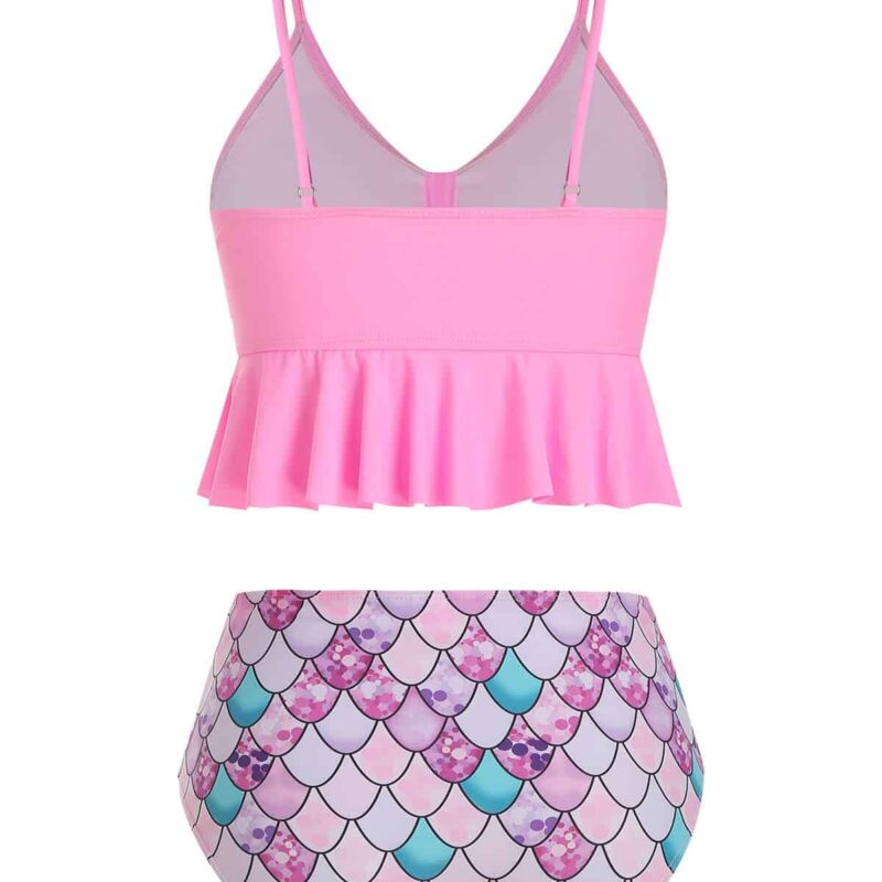 Maillot de bain mermaid rose