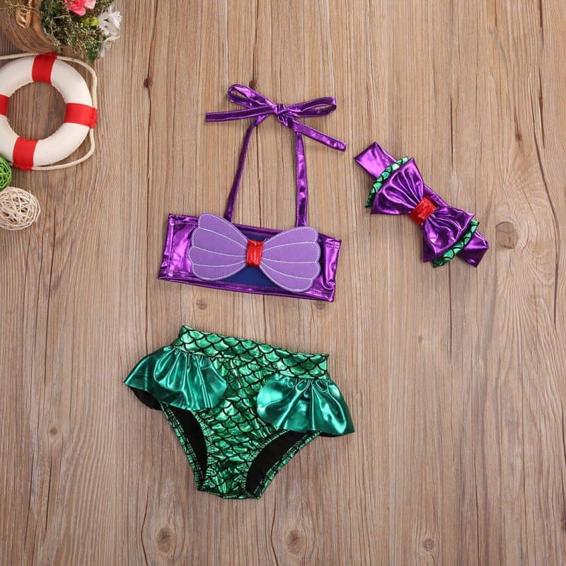 Maillot de bain sirène bébé ariel