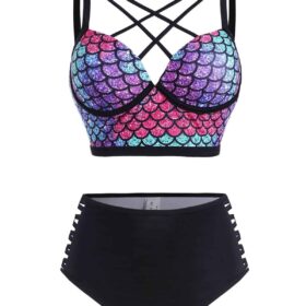 Set De 4 Accessoires Plage Sirène Pour Femme - Paréo Crochet, Collier Coquillages, Épingles à Cheveux - Idéal Fête à Thème, Vacances, Photo - Style Marin Et Bohème