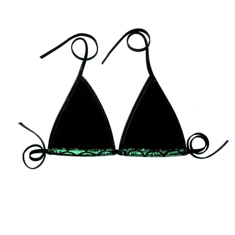 haut sirène noir et vert