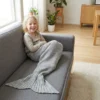 Plaid queue de sirène Ama — enfant cocooning